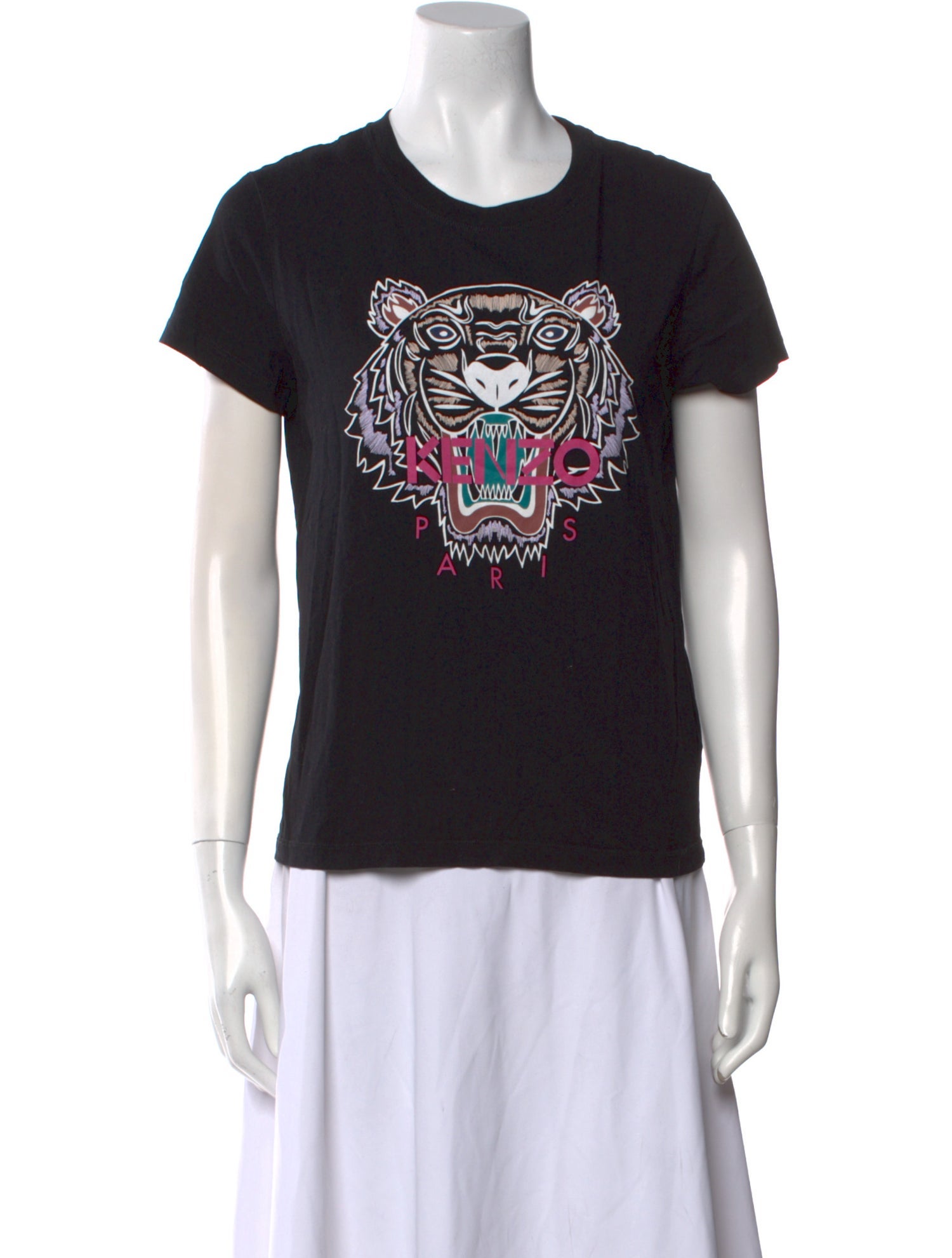 Kenzo Graphic Print Crew Neck T-Shirt