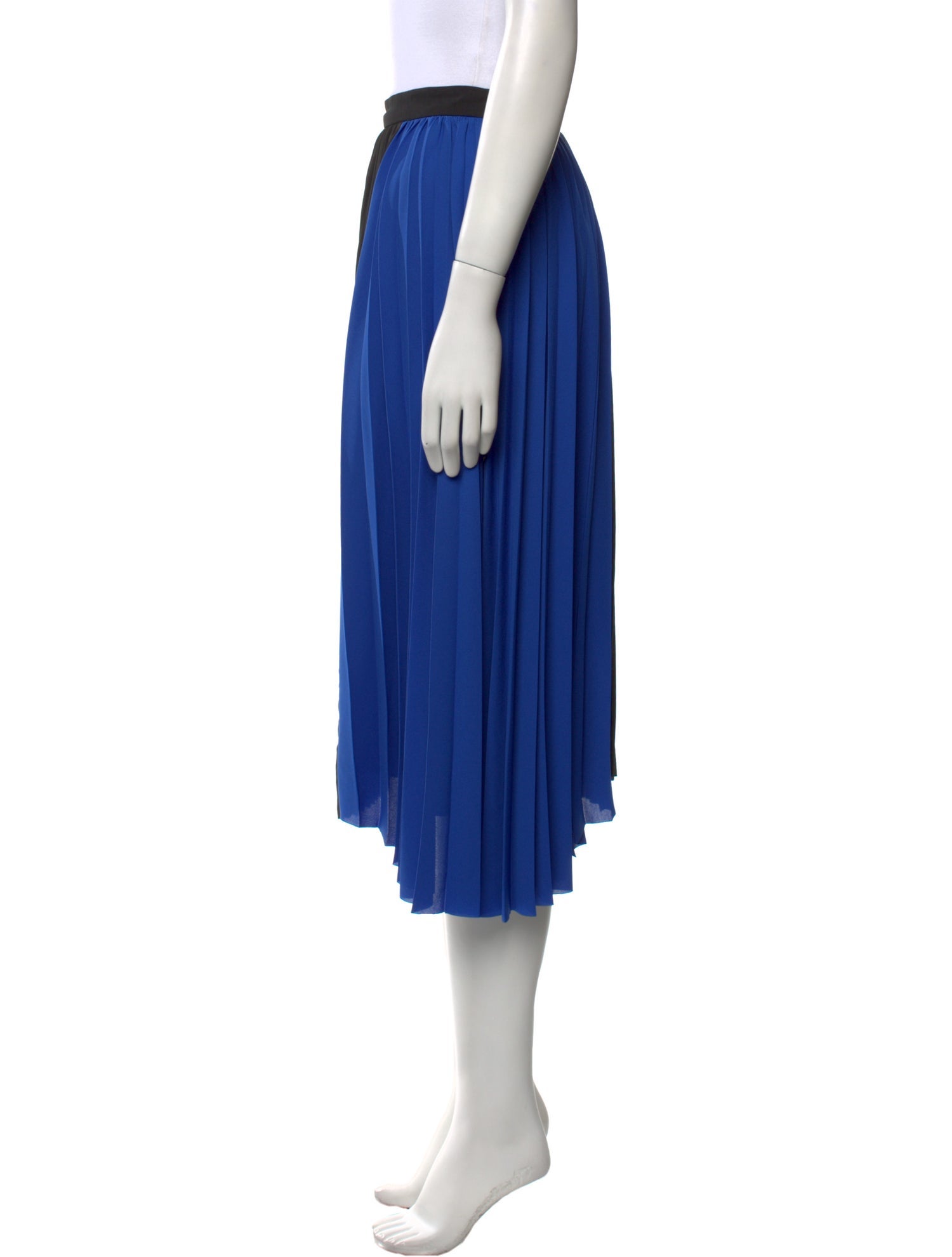 Kenzo Colorblock Pattern Knee-Length Skirt w/ Tags