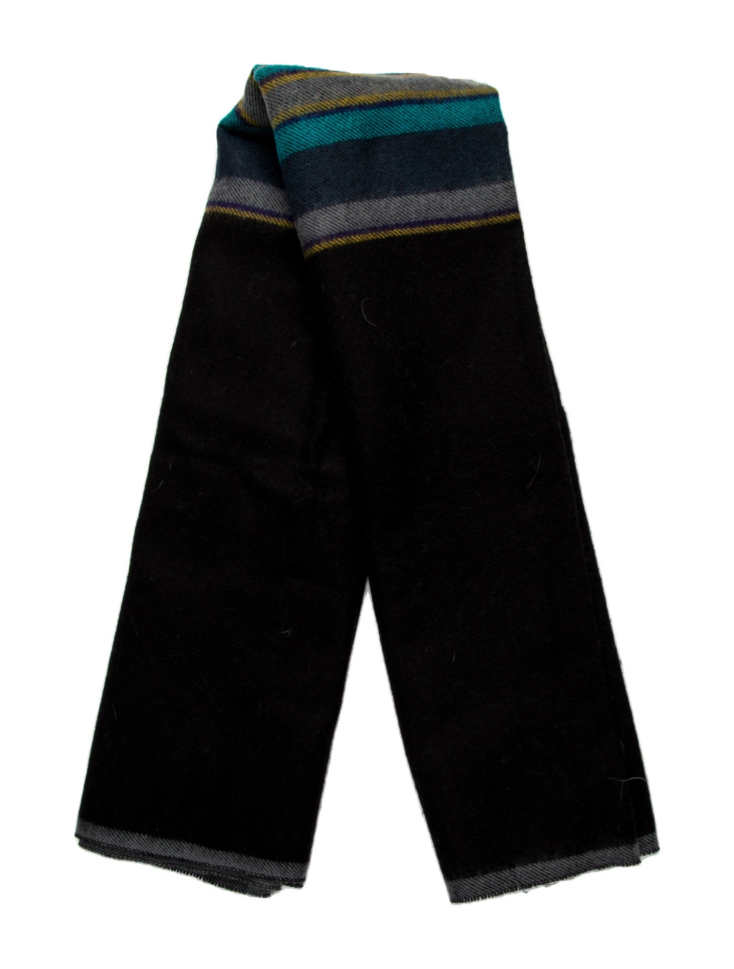 Kenzo Wool Striped Scarf