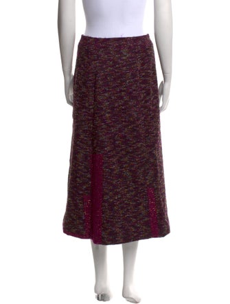 Kenzo Patterned Midi Length Skirt