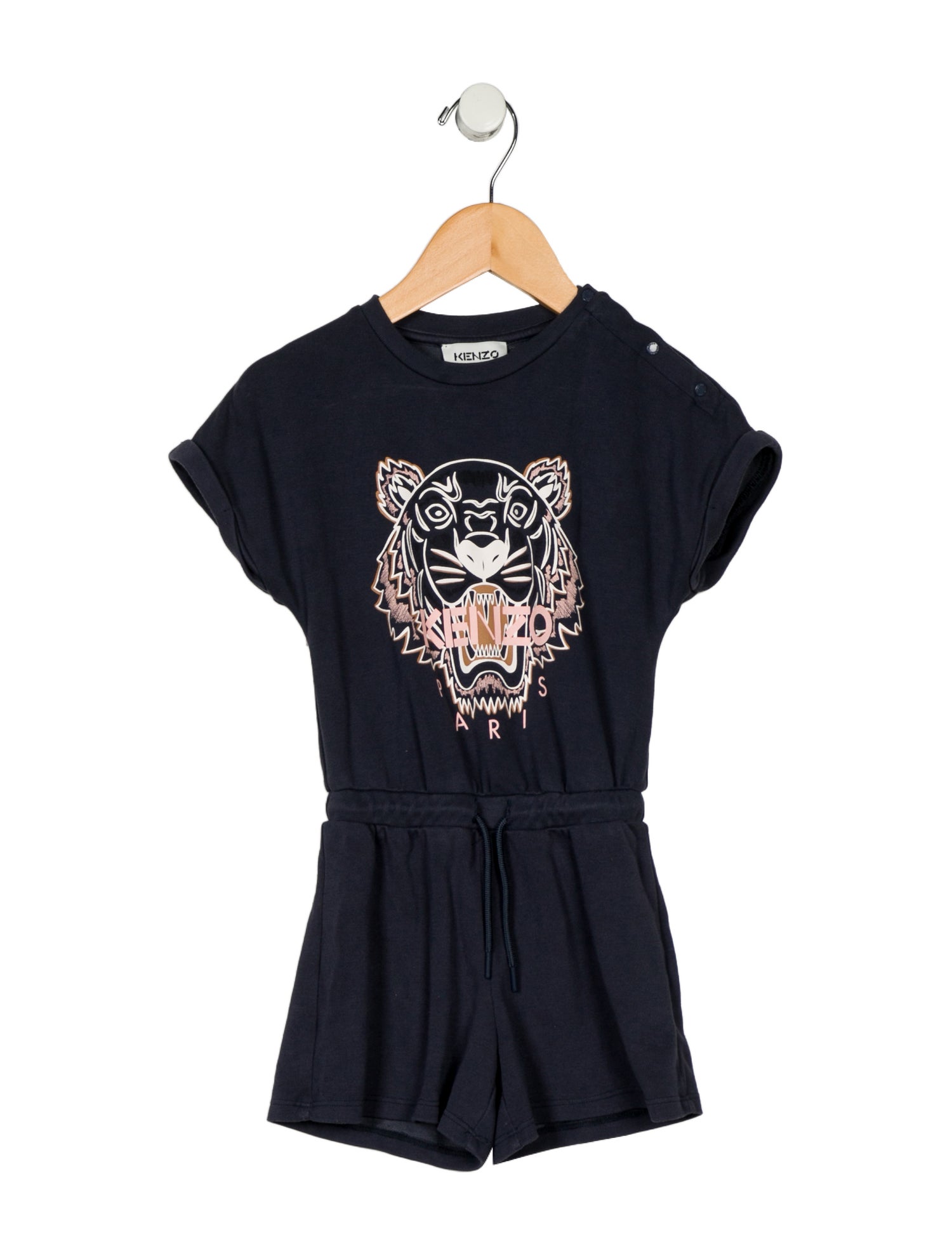 Kenzo Toddler Girls' Short Sleeve Romper