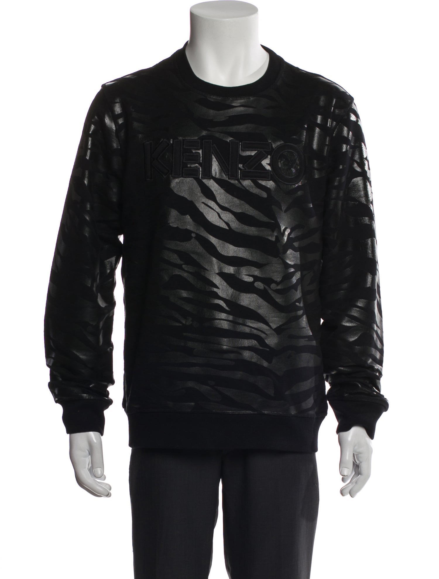 Kenzo Animal Print Crew Neck Sweatshirt