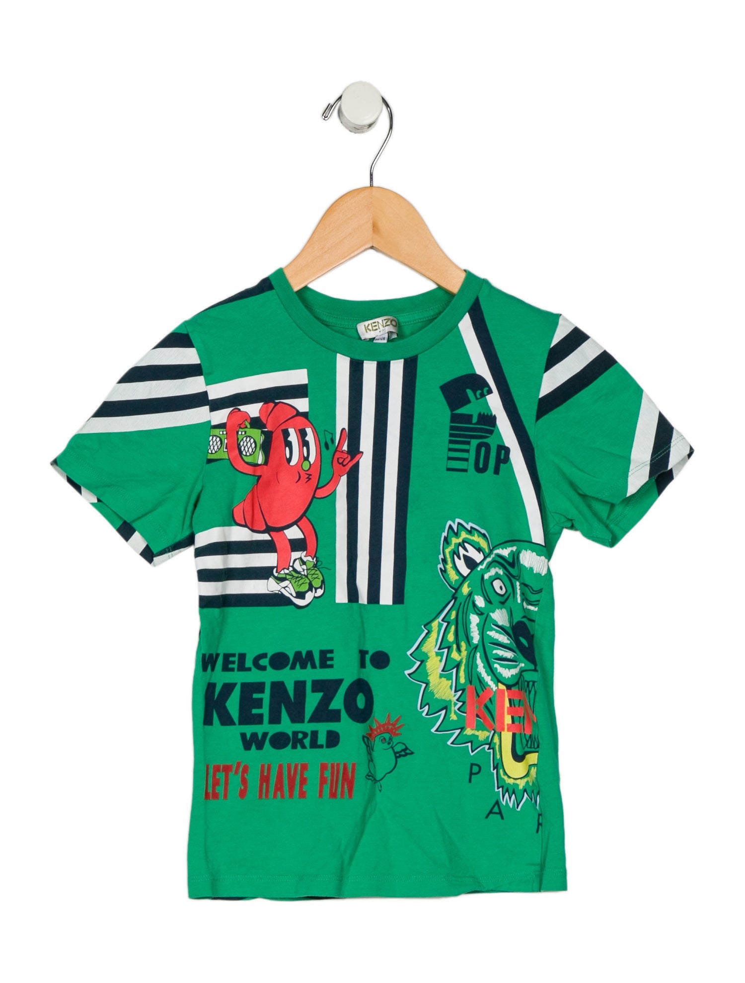 Kenzo Boys' Pattern Print Short Sleeve T-Shirt