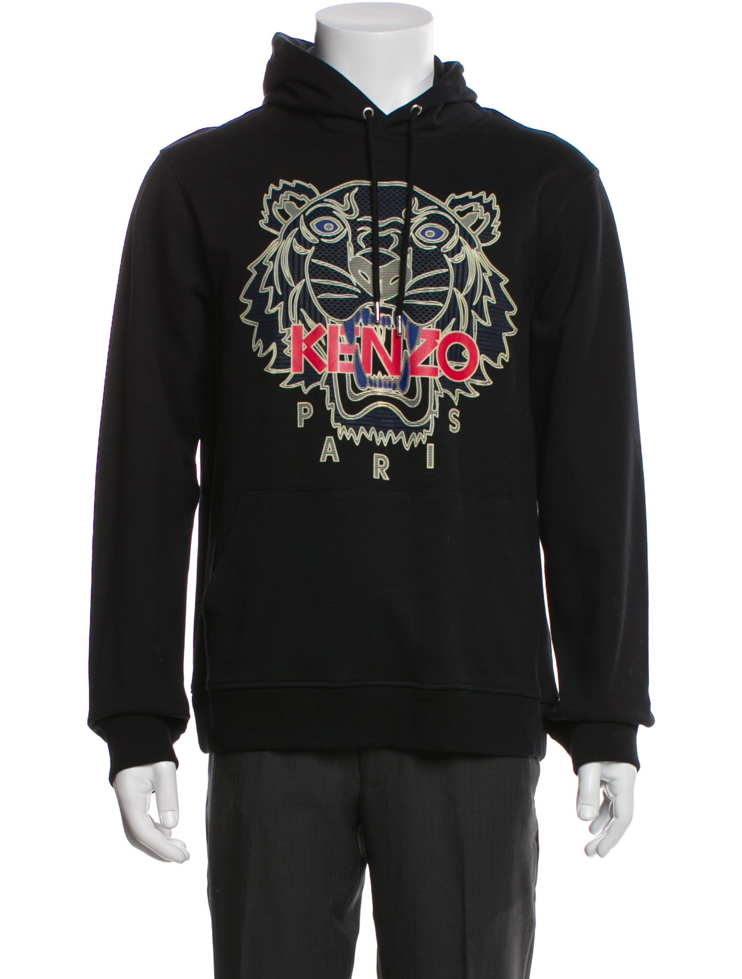 Kenzo Graphic Print Crew Neck Hoodie