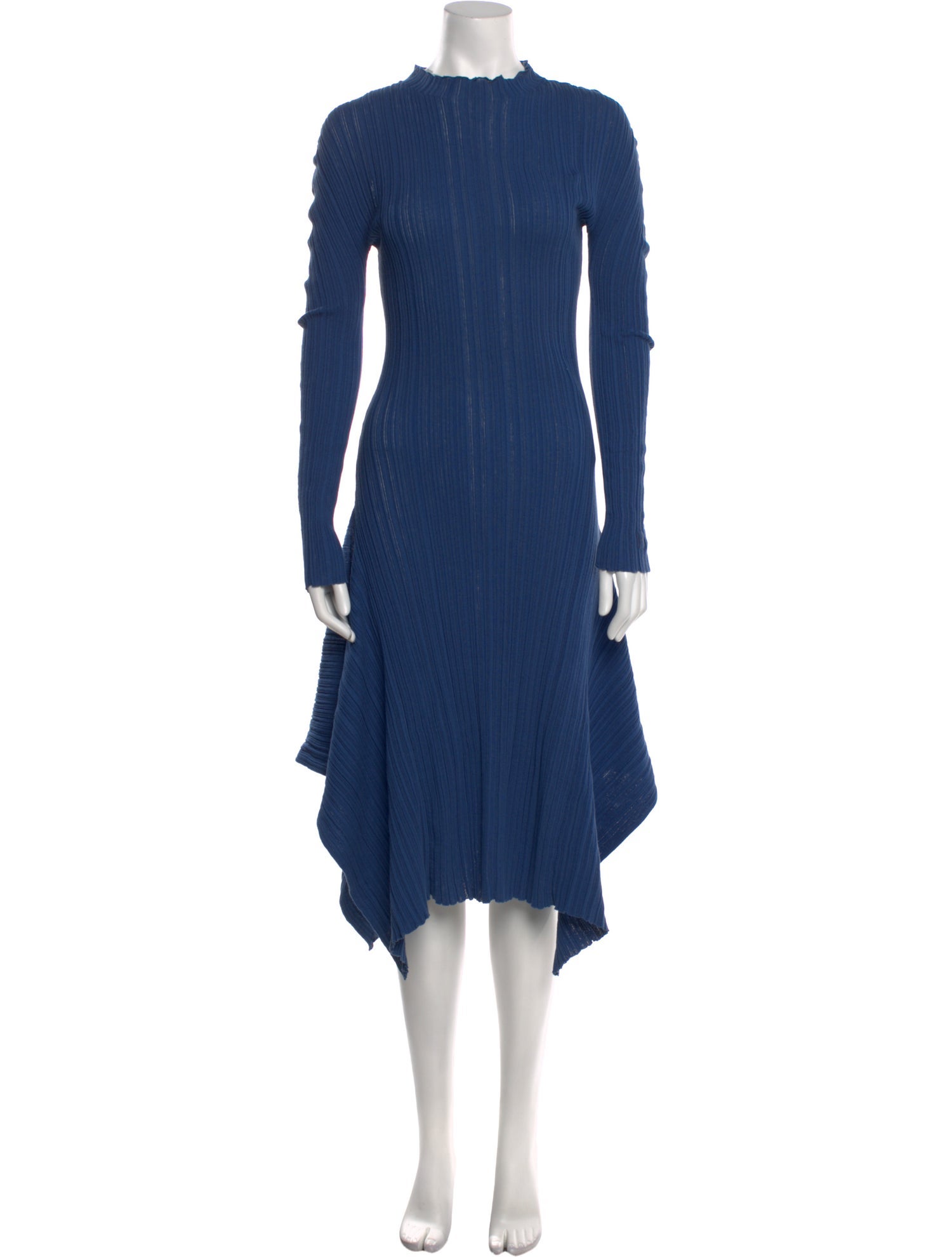 Kenzo Mock Neck Midi Length Dress