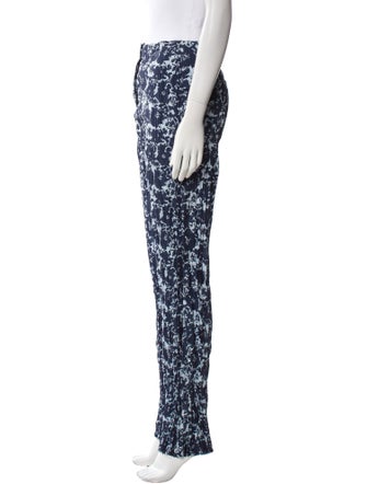 Kenzo Floral Print Straight Leg Pants