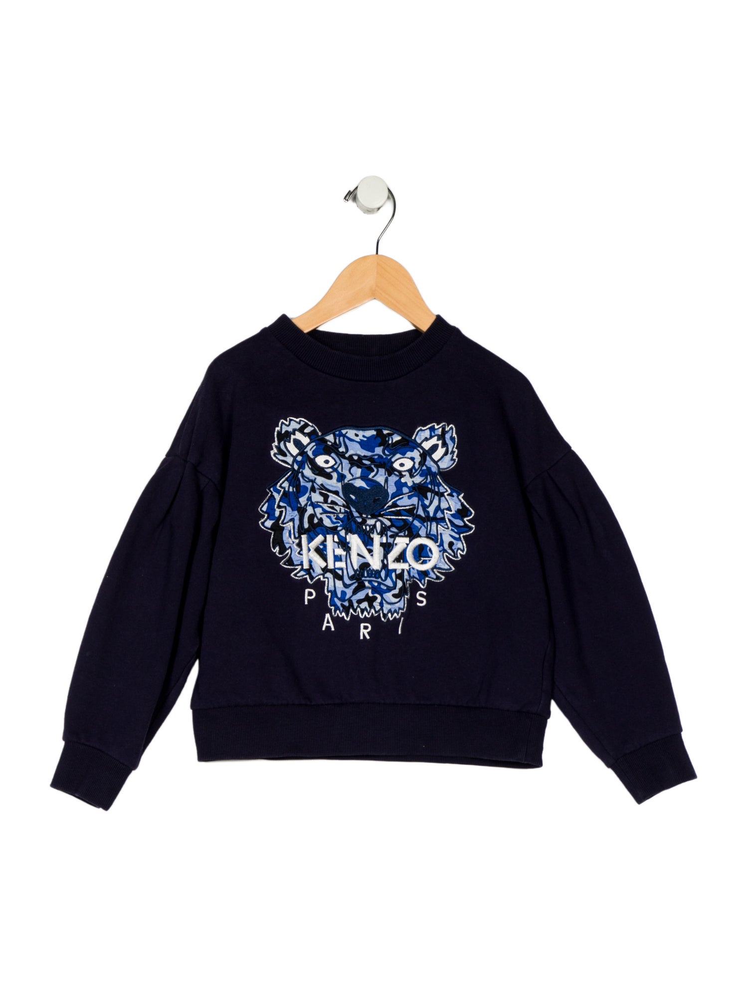 Kenzo Boys' Embroidered Long Sleeve Crew Neck Sweatshirt