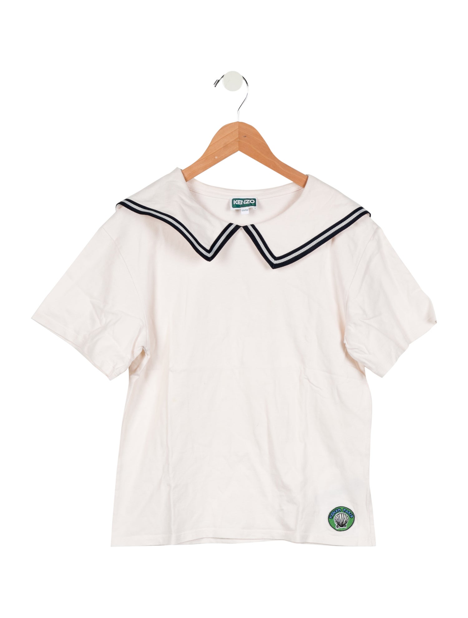 Kenzo Girls' Solid Short Sleeve Top
