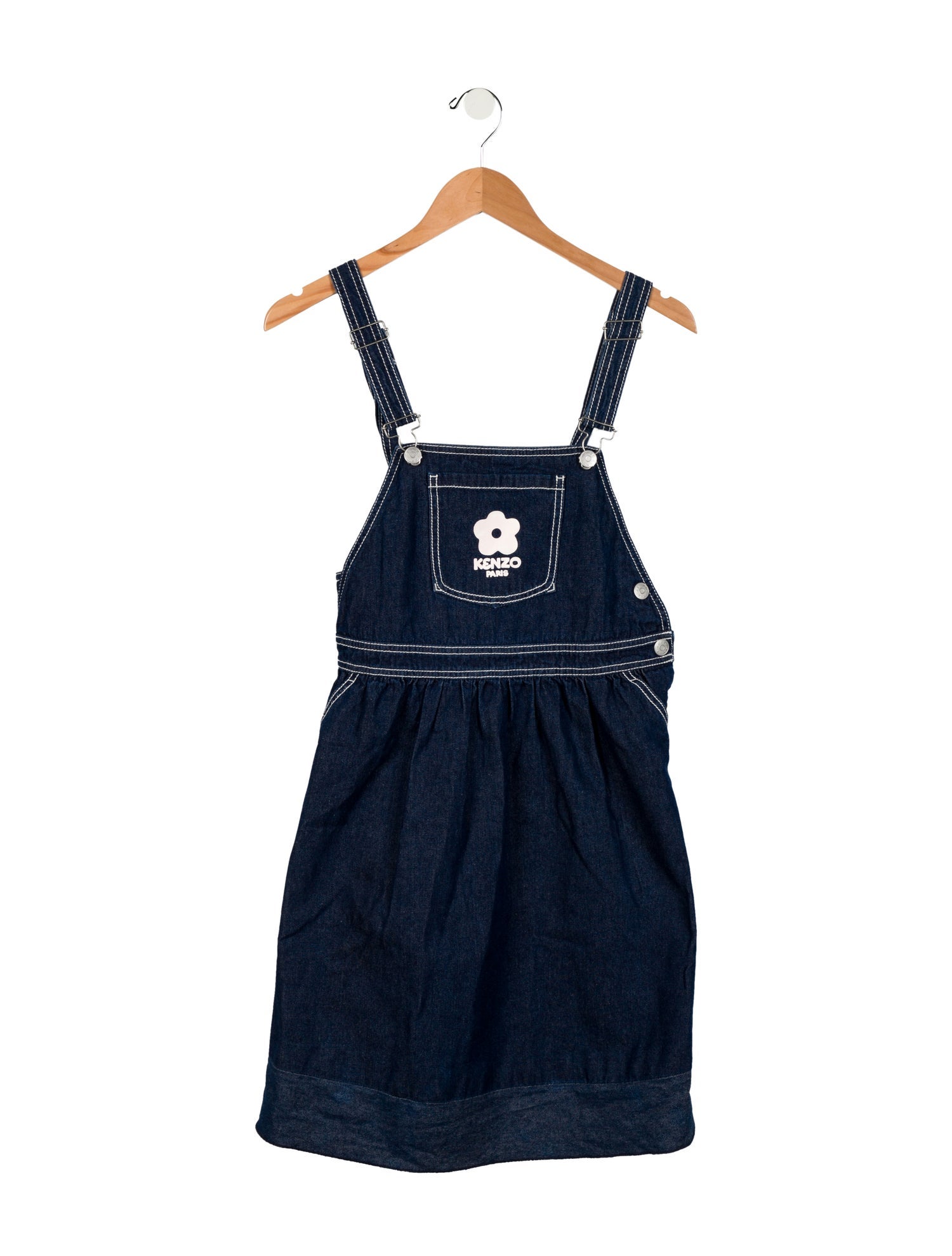 Kenzo Girls' Denim Sleeveless Dress