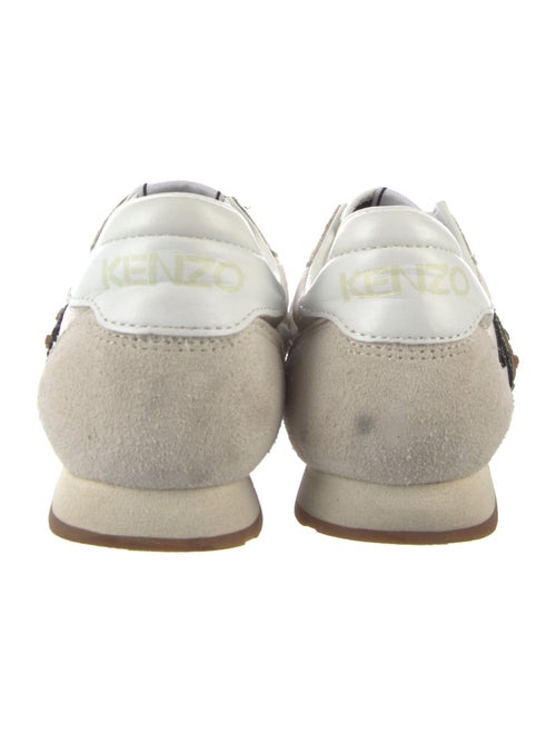 Kenzo Nylon Embroidered Accent Sneakers