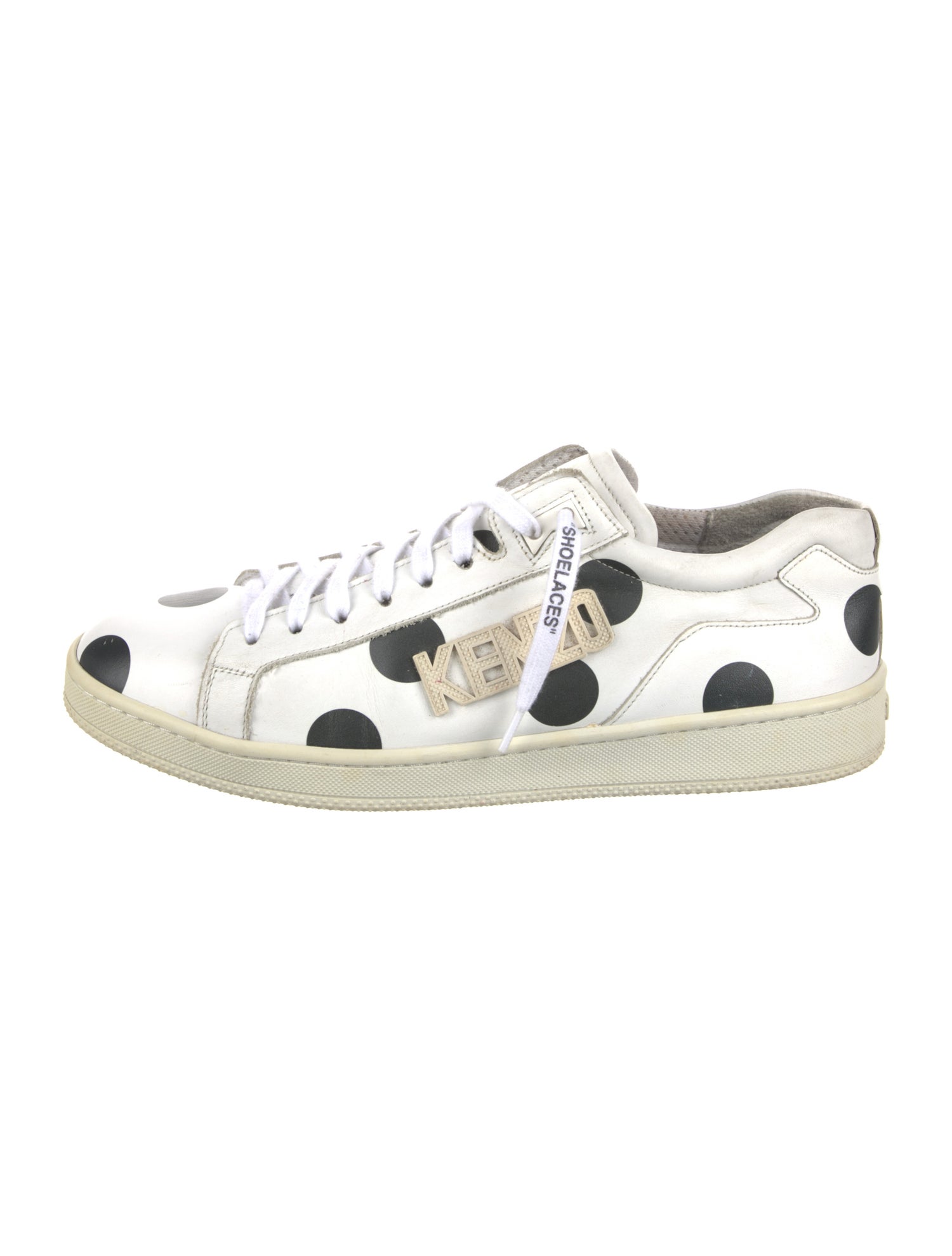 Kenzo Leather Printed Sneakers