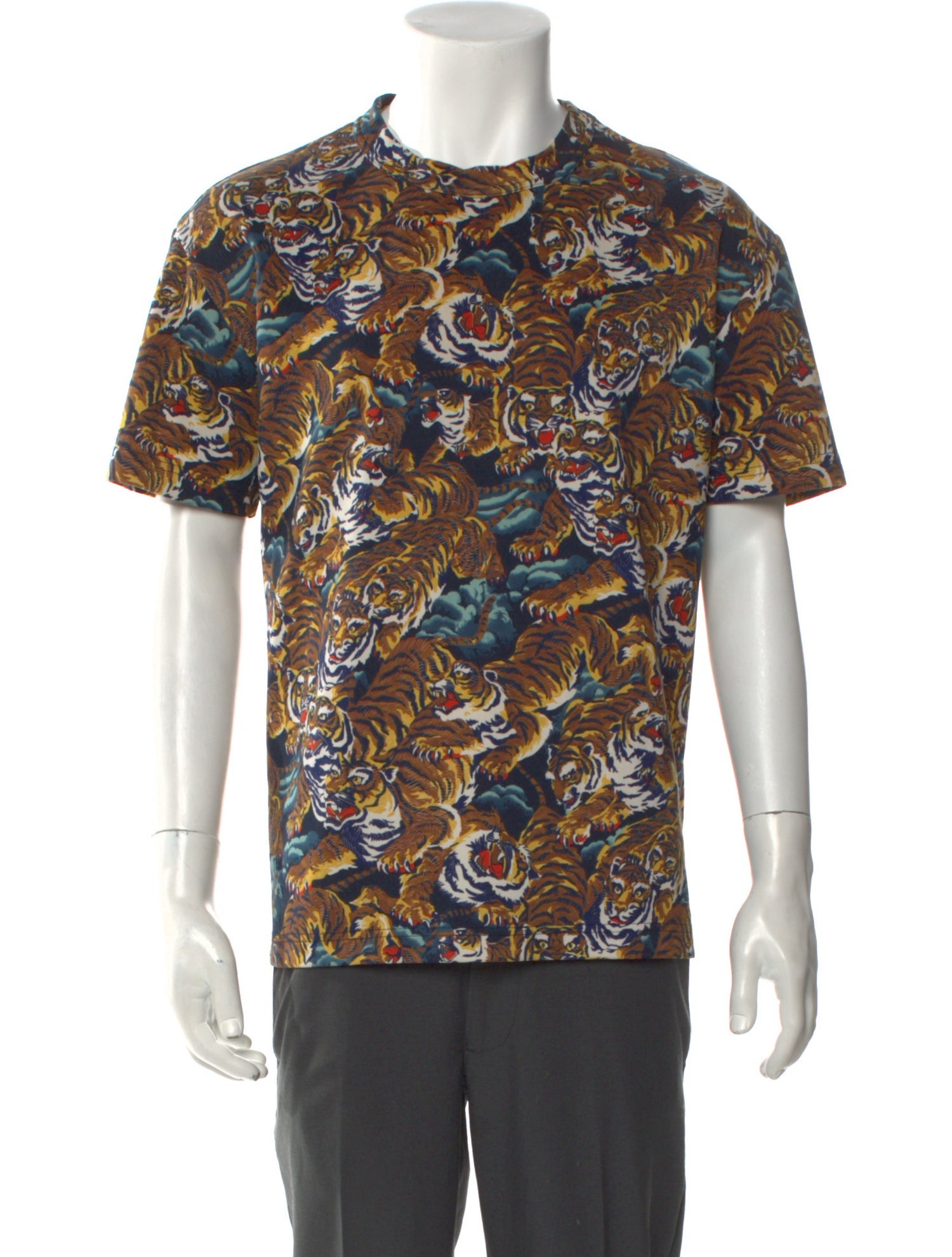 Kenzo Printed Crew Neck T-Shirt