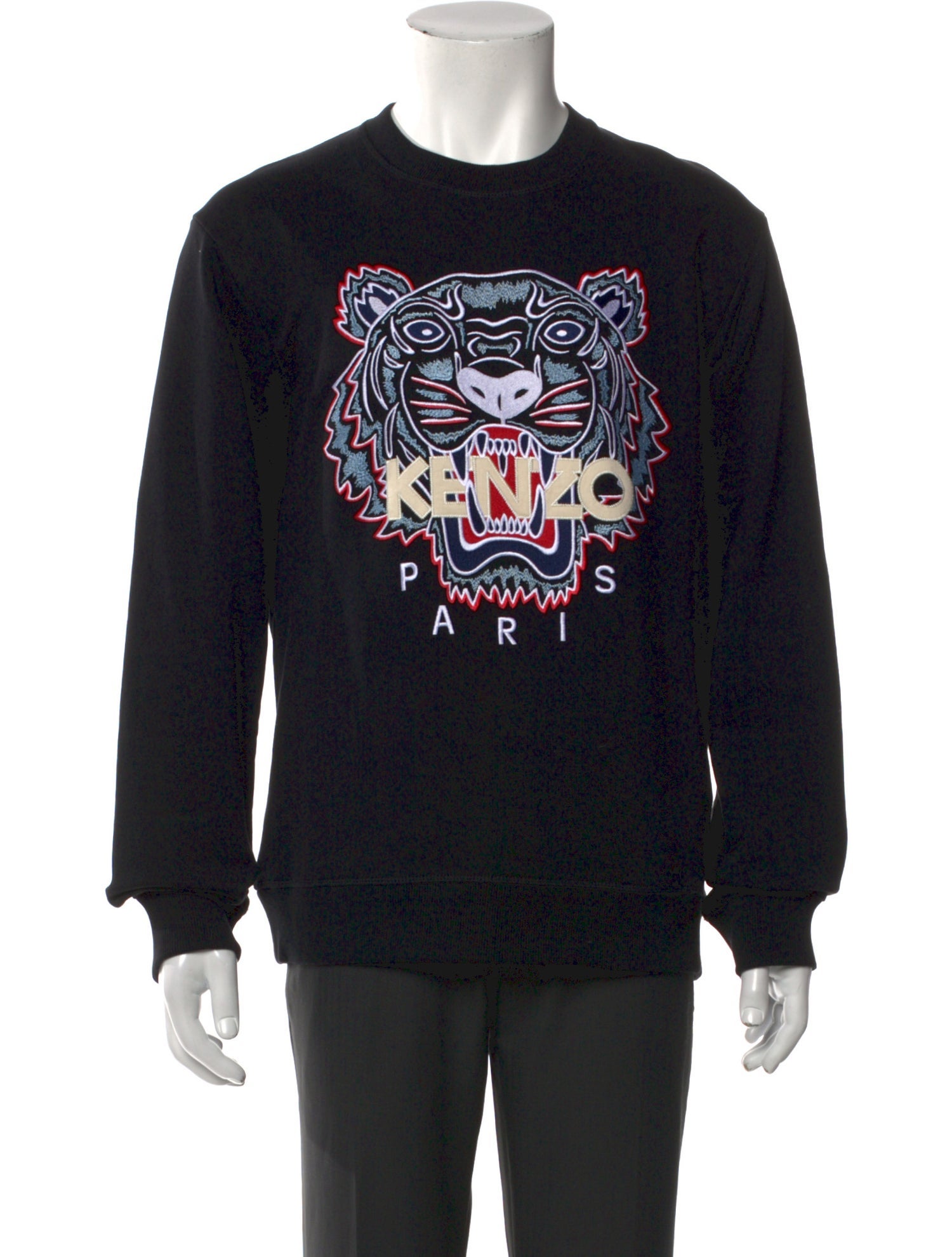 Kenzo Graphic Print Crew Neck Sweatshirt