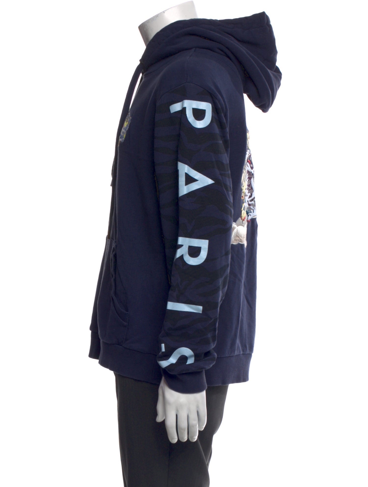 Kenzo Graphic Print Crew Neck Hoodie