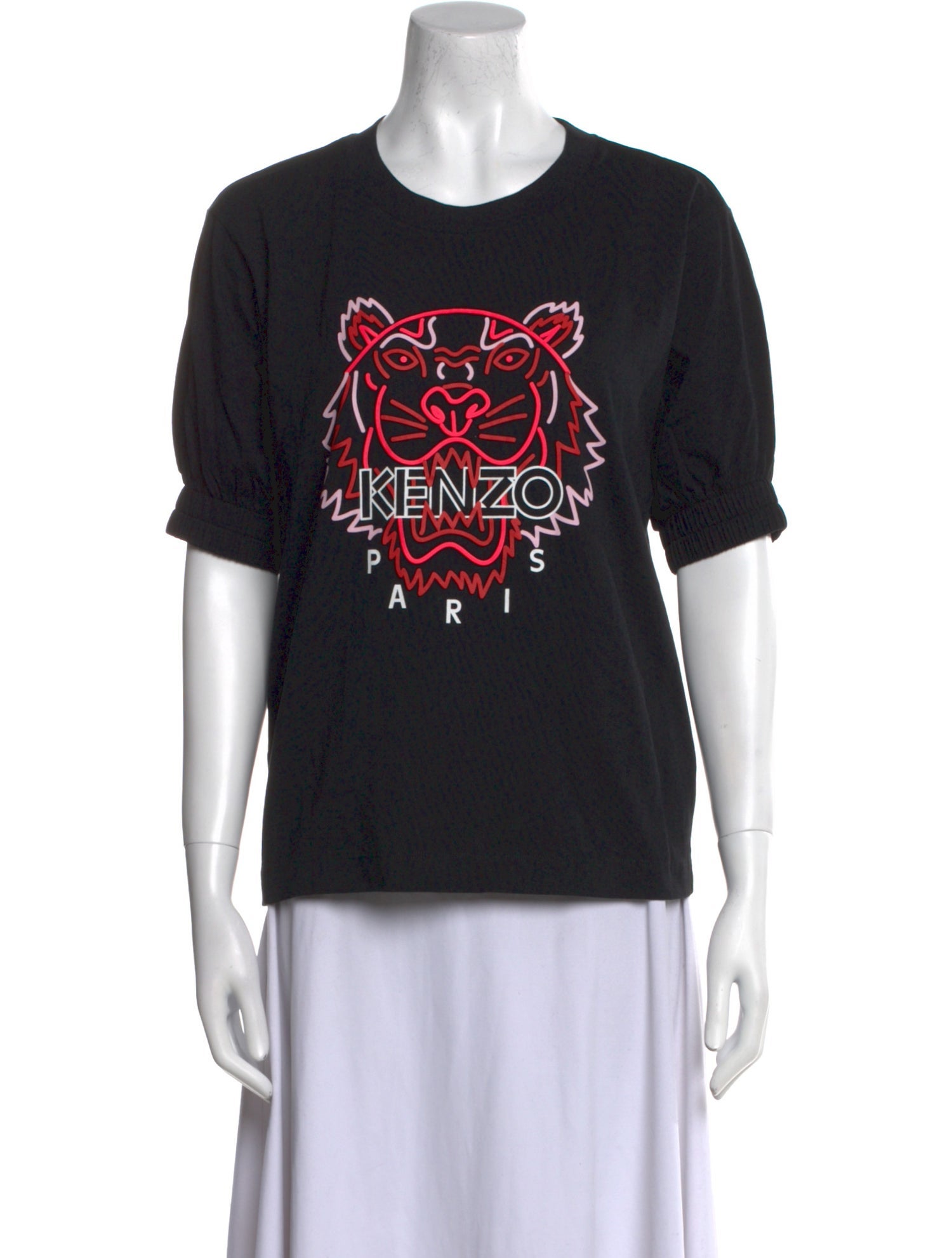 Kenzo Graphic Print Crew Neck T-Shirt w/ Tags