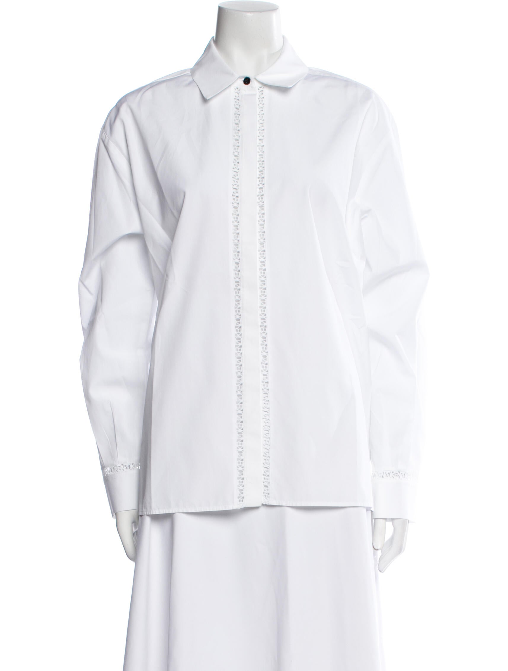 Kenzo Long Sleeve Button-Up Top