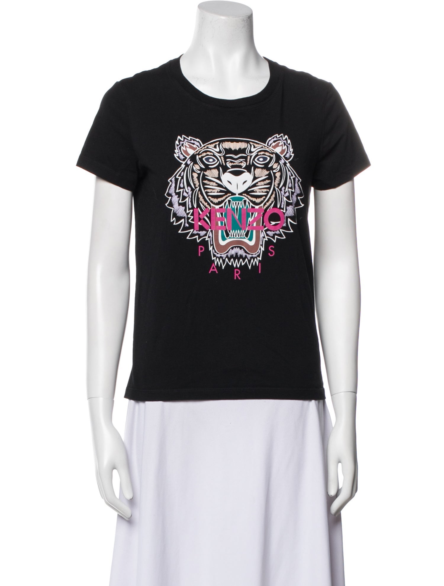 Kenzo Graphic Print Crew Neck T-Shirt