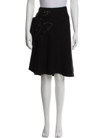 Kenzo Wool Knee-Length Skirt
