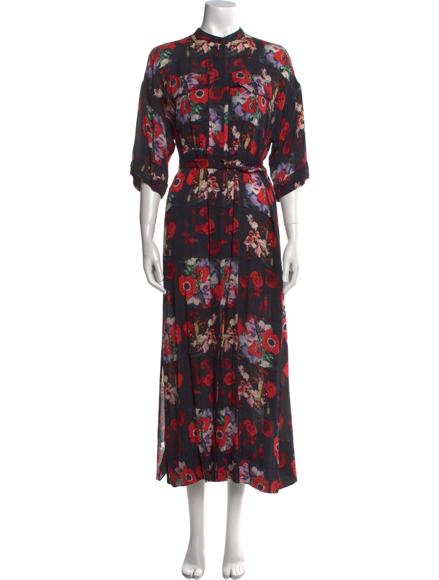 Kenzo Silk Long Dress