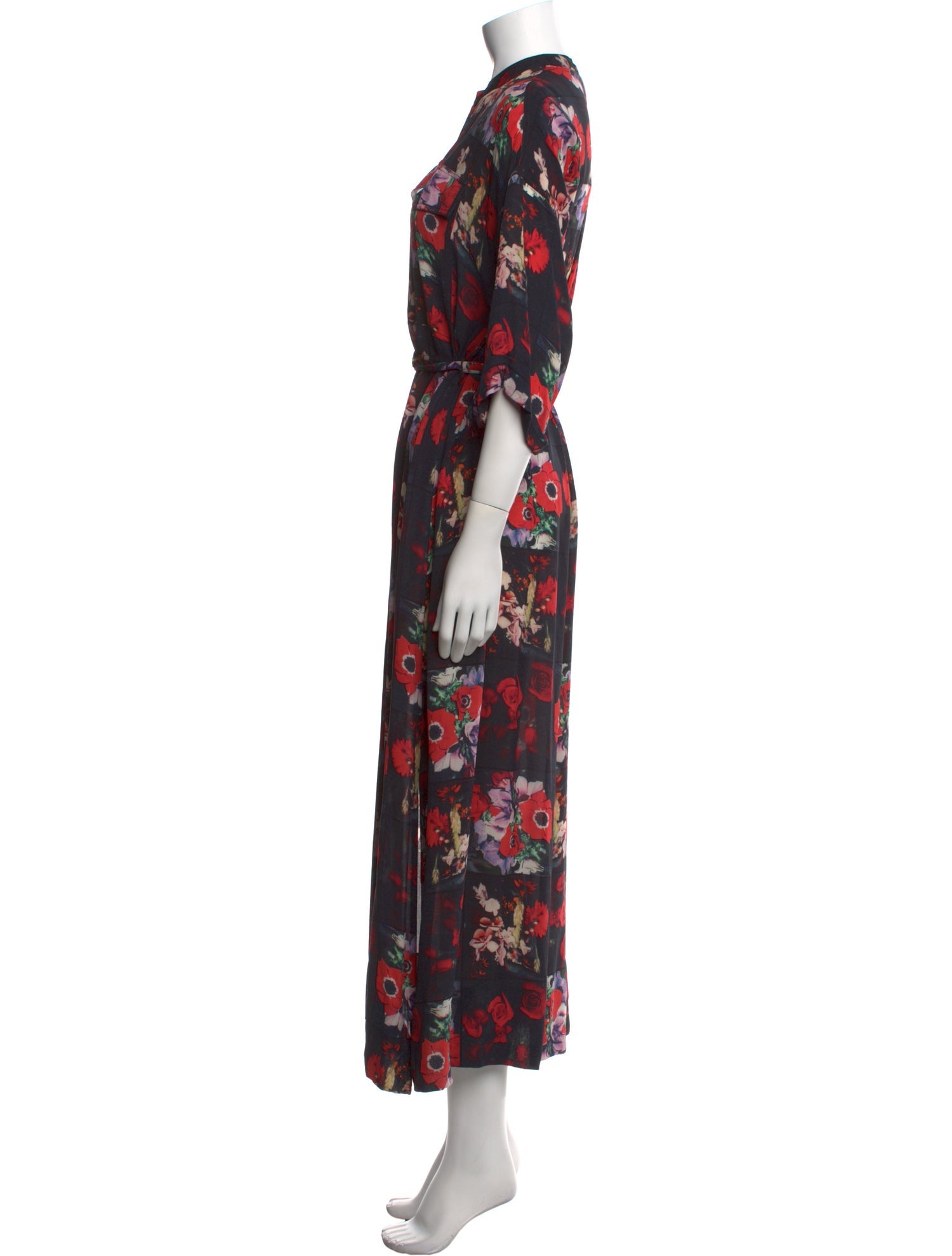 Kenzo Silk Long Dress