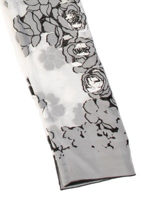 Kenzo Cashmere Floral Print Scarf