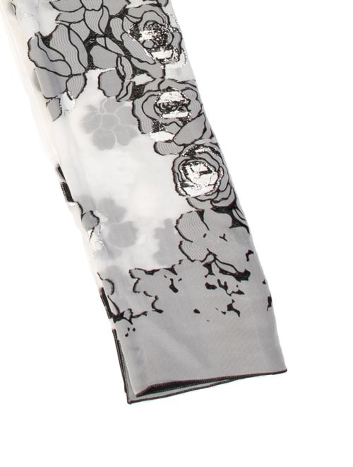 Kenzo Cashmere Floral Print Scarf