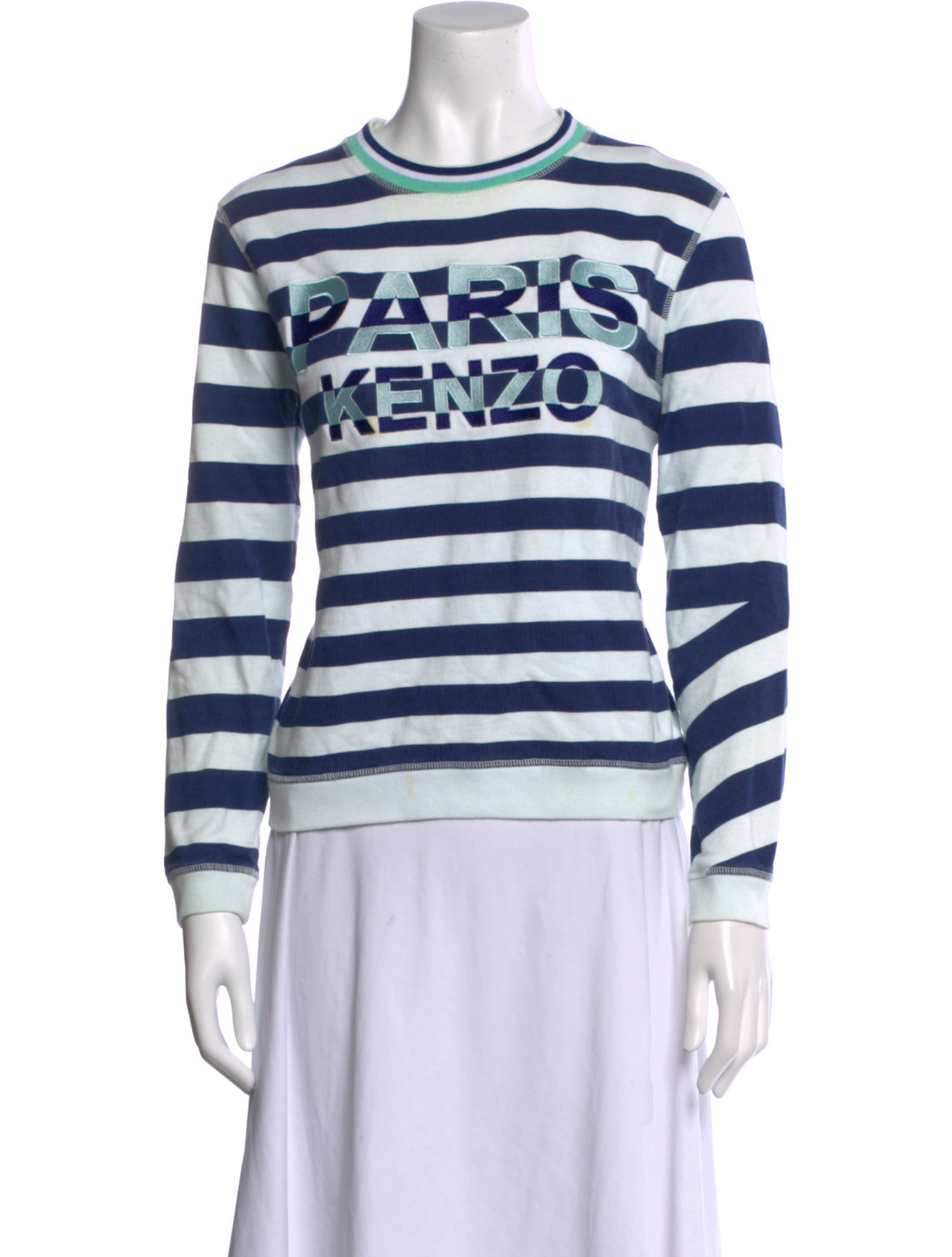 Kenzo Striped Crew Neck Sweater