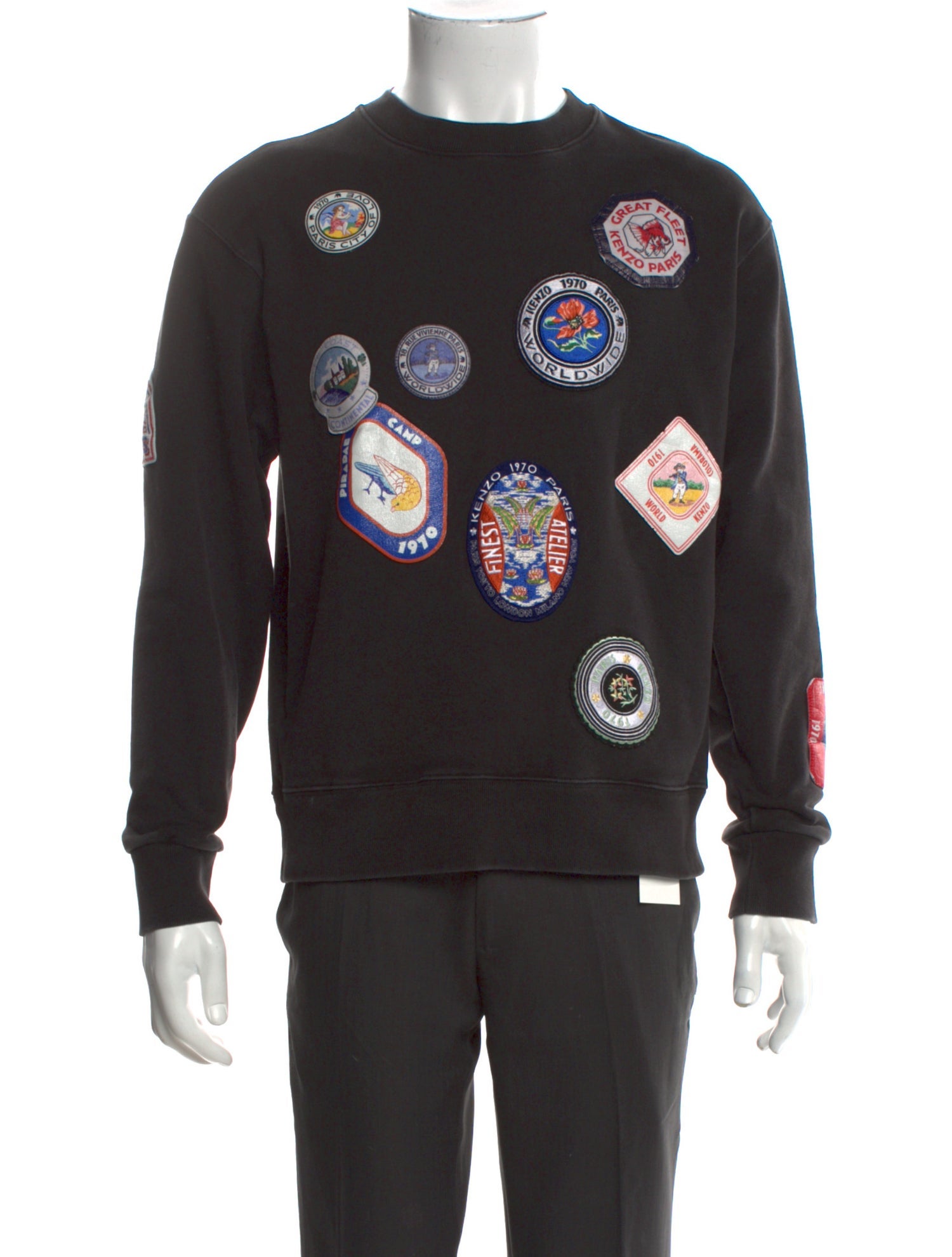 Kenzo Printed Crew Neck Sweatshirt