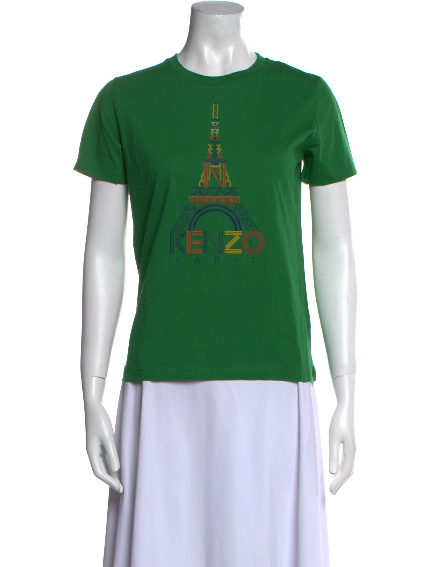 Kenzo Graphic Print Crew Neck T-Shirt w/ Tags