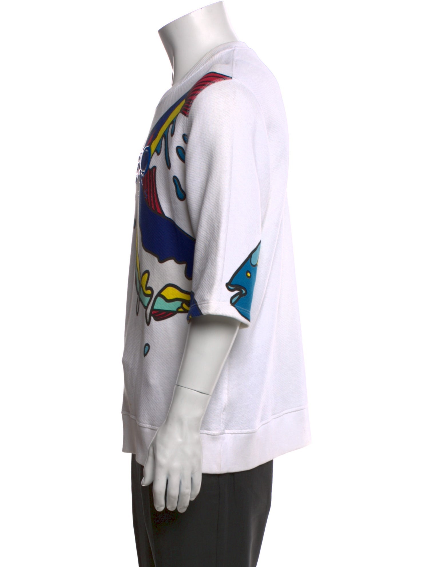 Kenzo Graphic Print Crew Neck T-Shirt