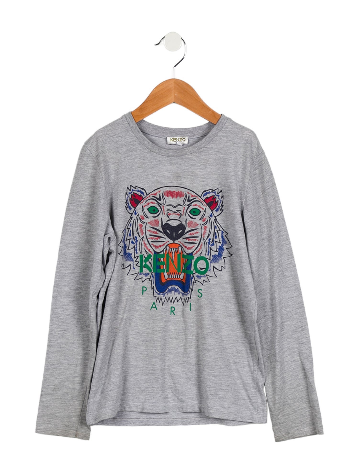 Kenzo Kids' Graphic Print Long Sleeve Shirt