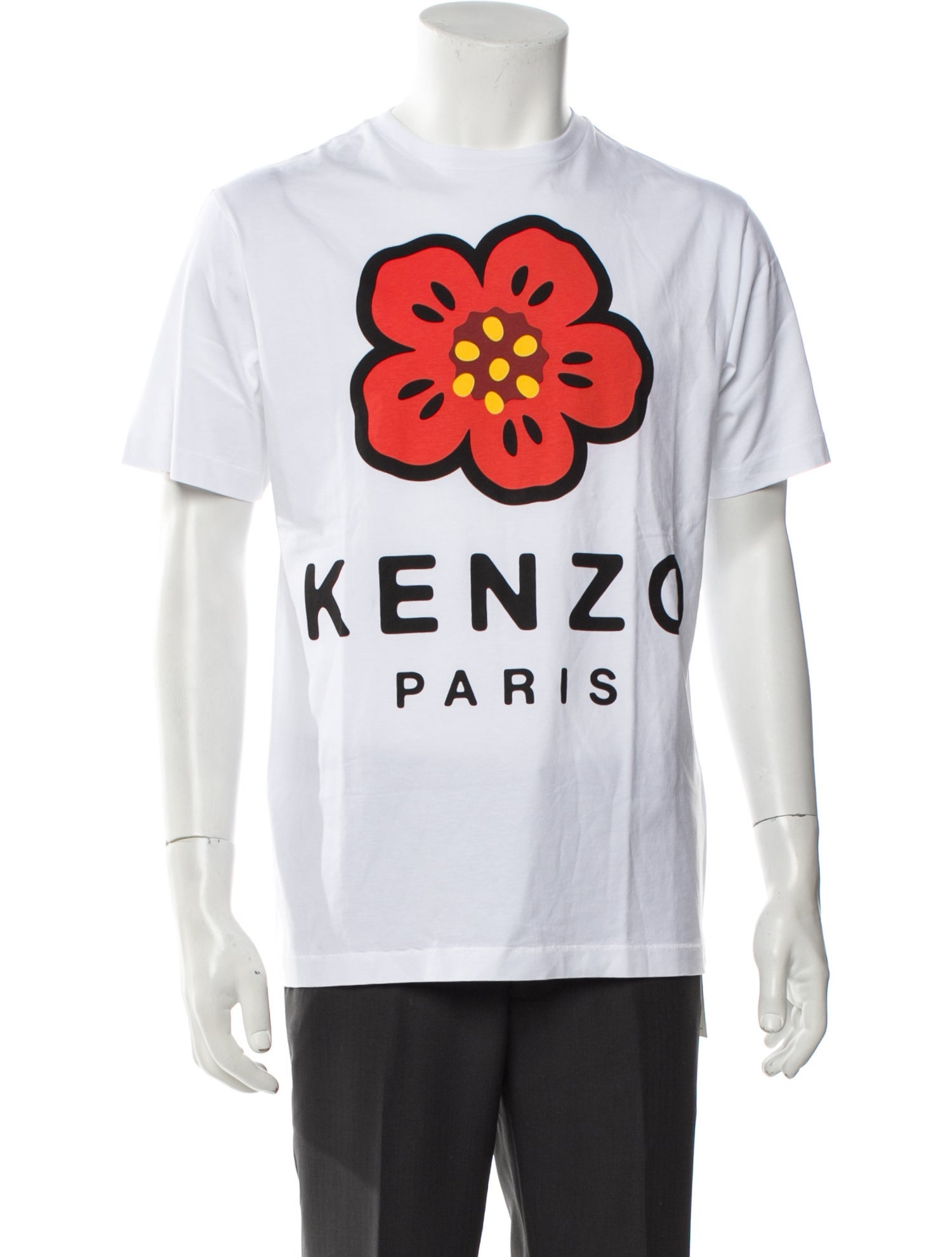 Kenzo Graphic Print Crew Neck T-Shirt