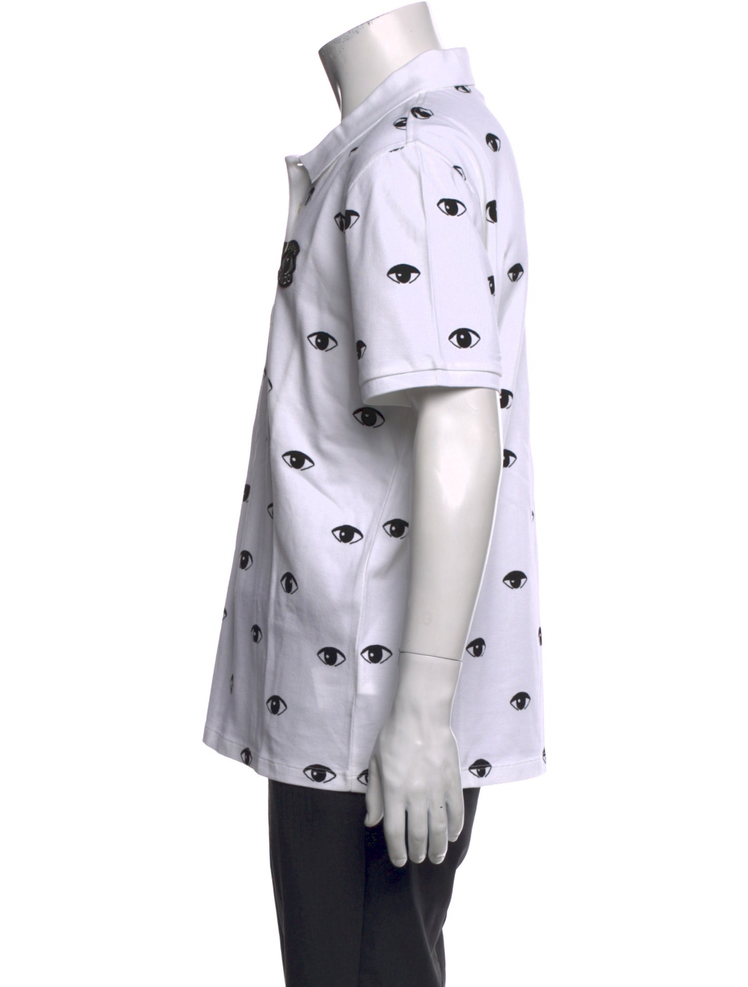 Kenzo Printed Collar Polo Shirt