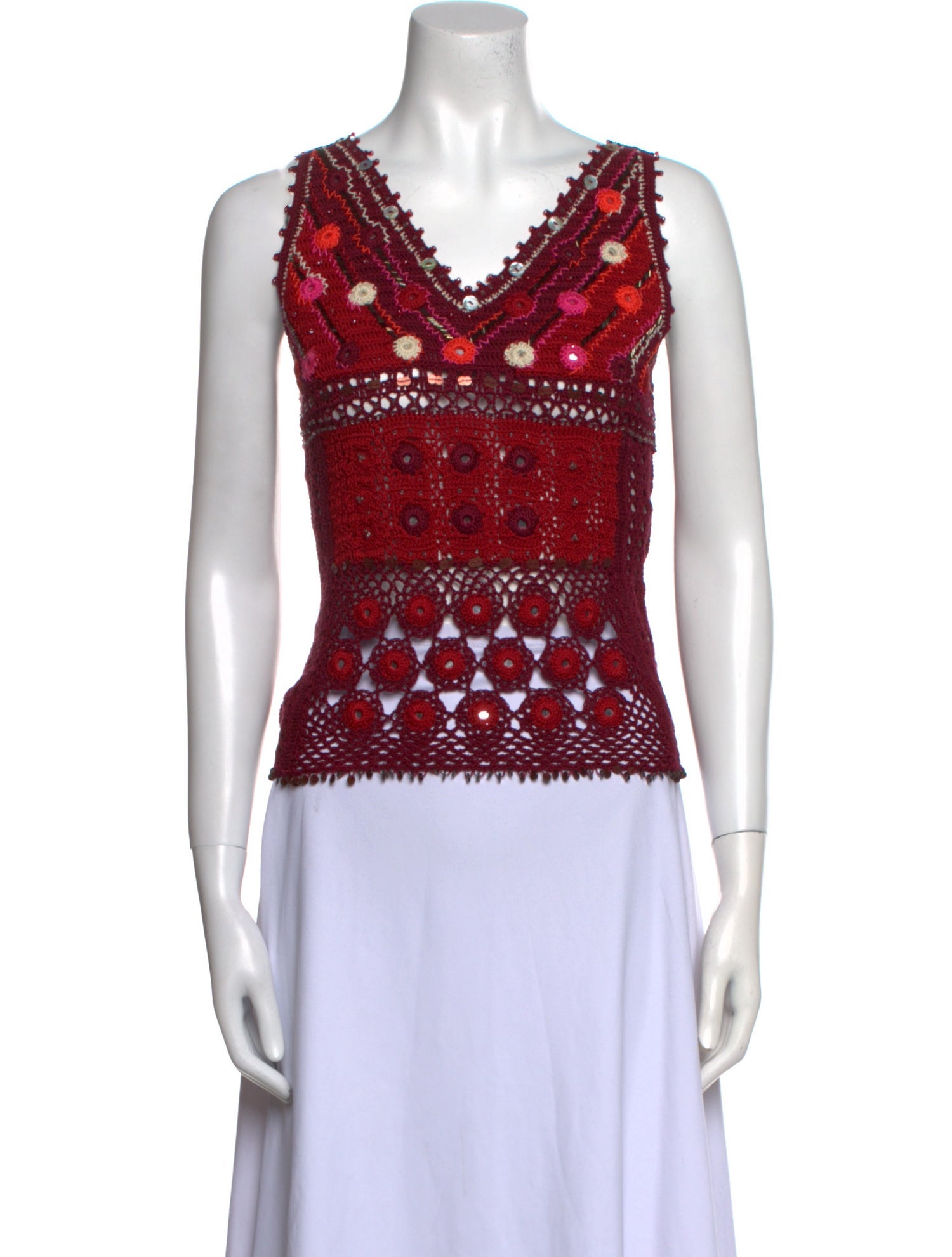 Kenzo Printed V-Neck Sweater