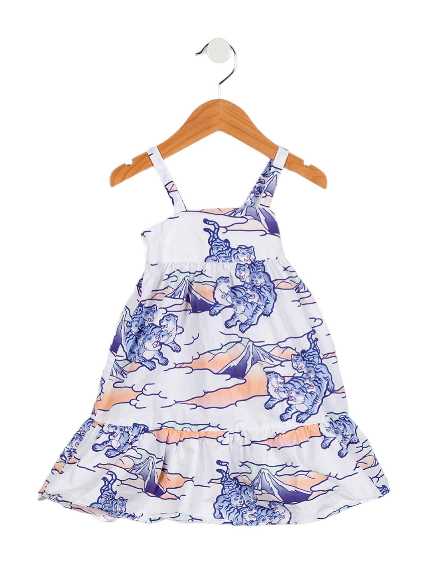 Kenzo Toddler Girls' Pattern Print Sleeveless Dress