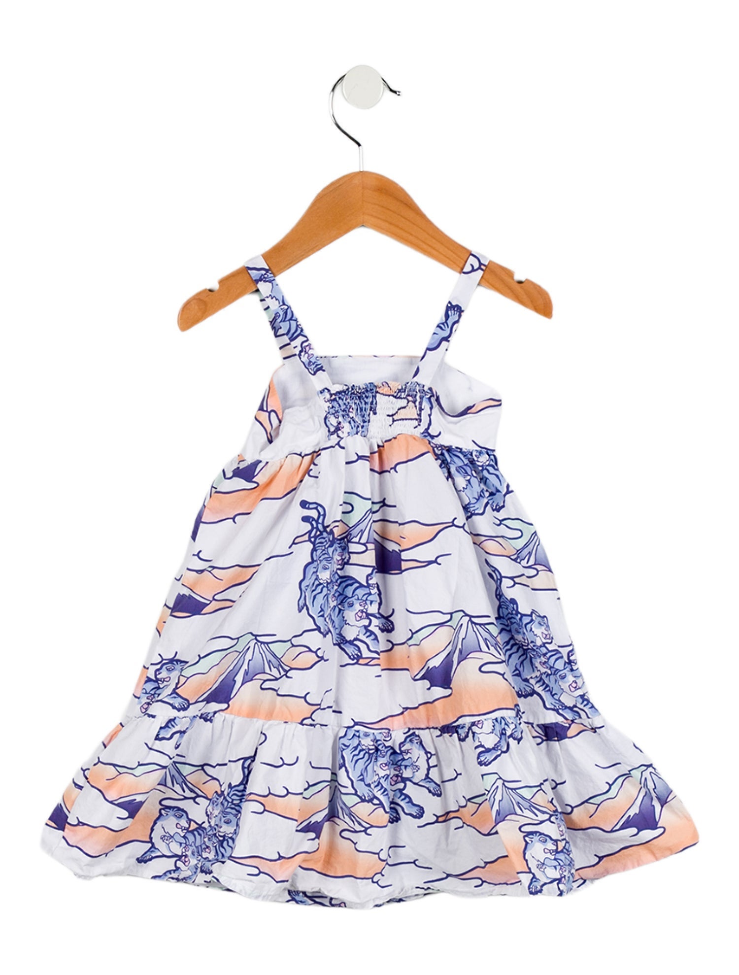 Kenzo Toddler Girls' Pattern Print Sleeveless Dress