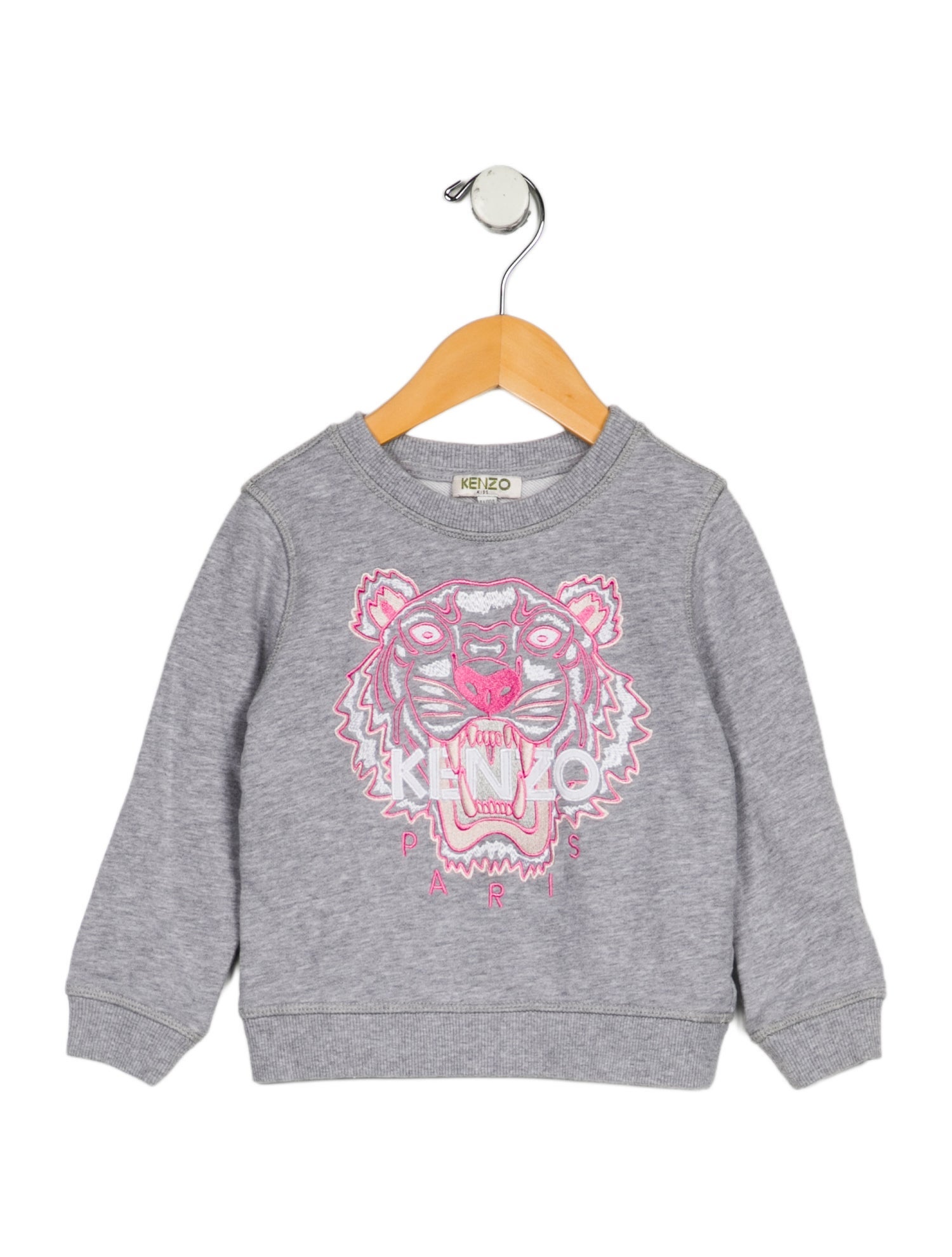 Kenzo Toddler Girls' Embroidered Crew Neck Sweatshirt