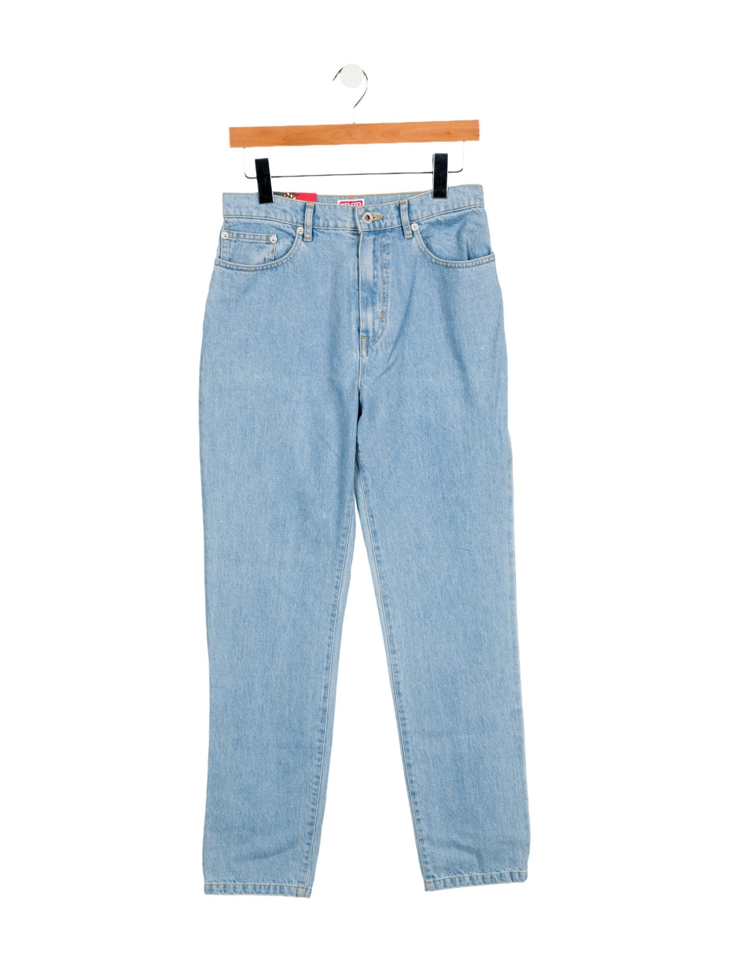 Kenzo High-Rise Straight Leg Jeans w/ Tags