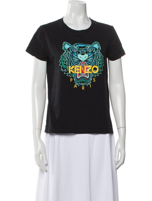 Kenzo Graphic Print Crew Neck T-Shirt