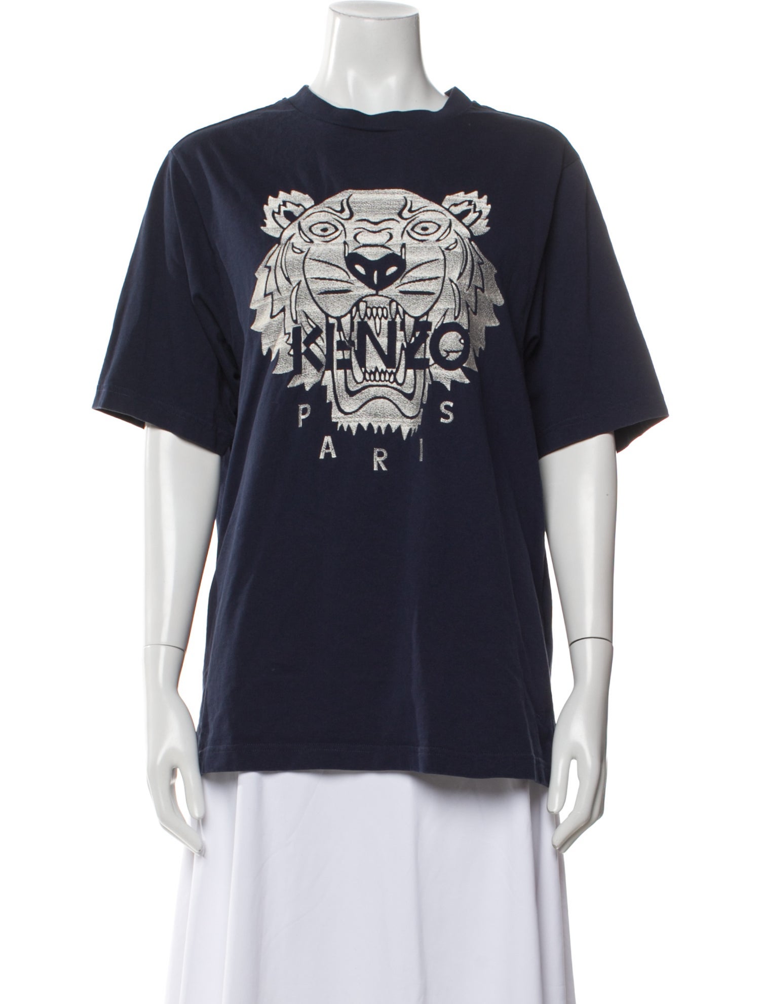 Kenzo Graphic Print Crew Neck T-Shirt