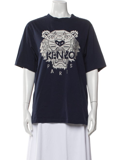 Kenzo Graphic Print Crew Neck T-Shirt