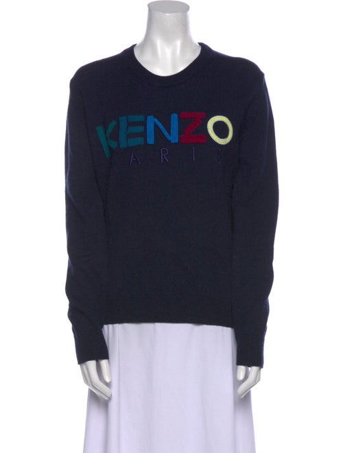 Kenzo Wool Graphic Print Sweater
