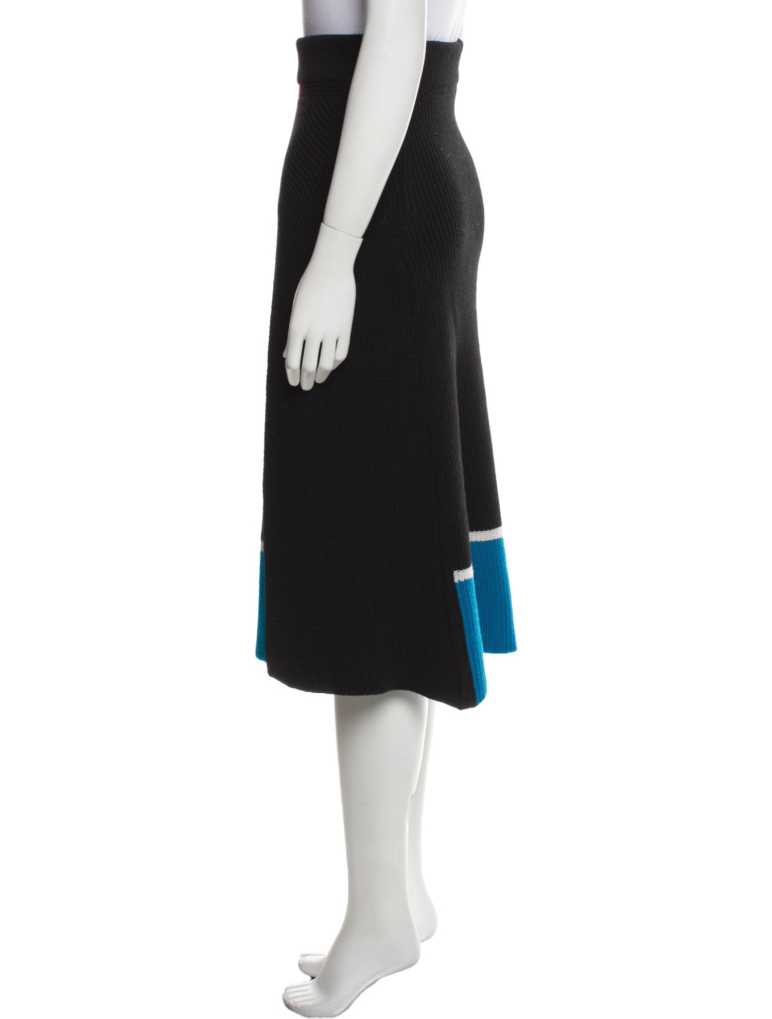 Kenzo Wool Midi Length Skirt