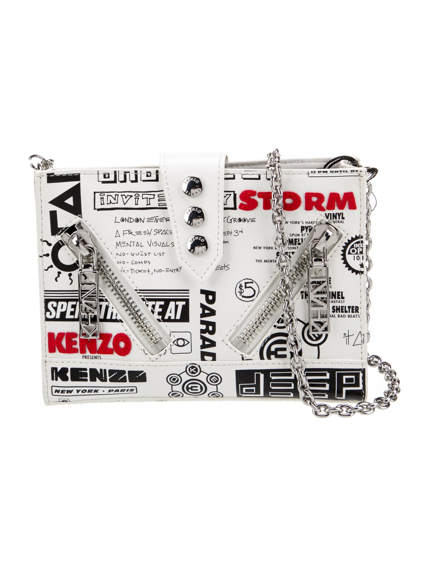 Kenzo Leather Clutch