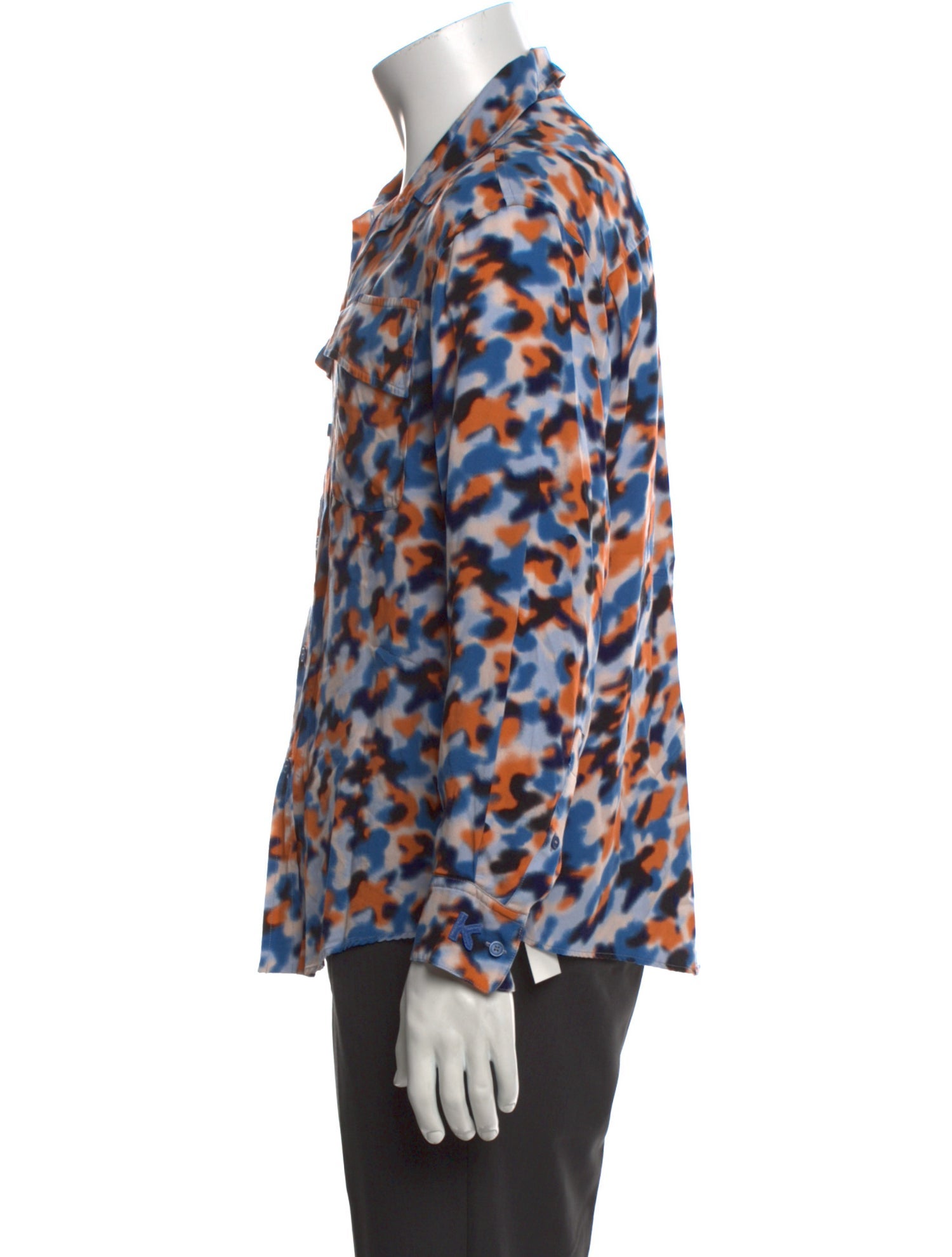 Kenzo Floral Print Long Sleeve Shirt