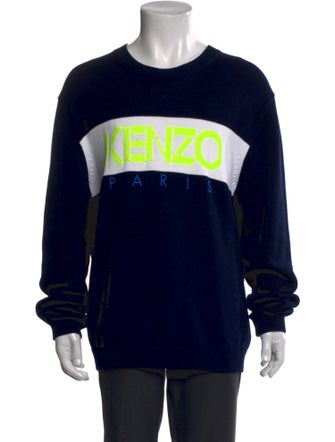 Kenzo Graphic Print Crew Neck Pullover