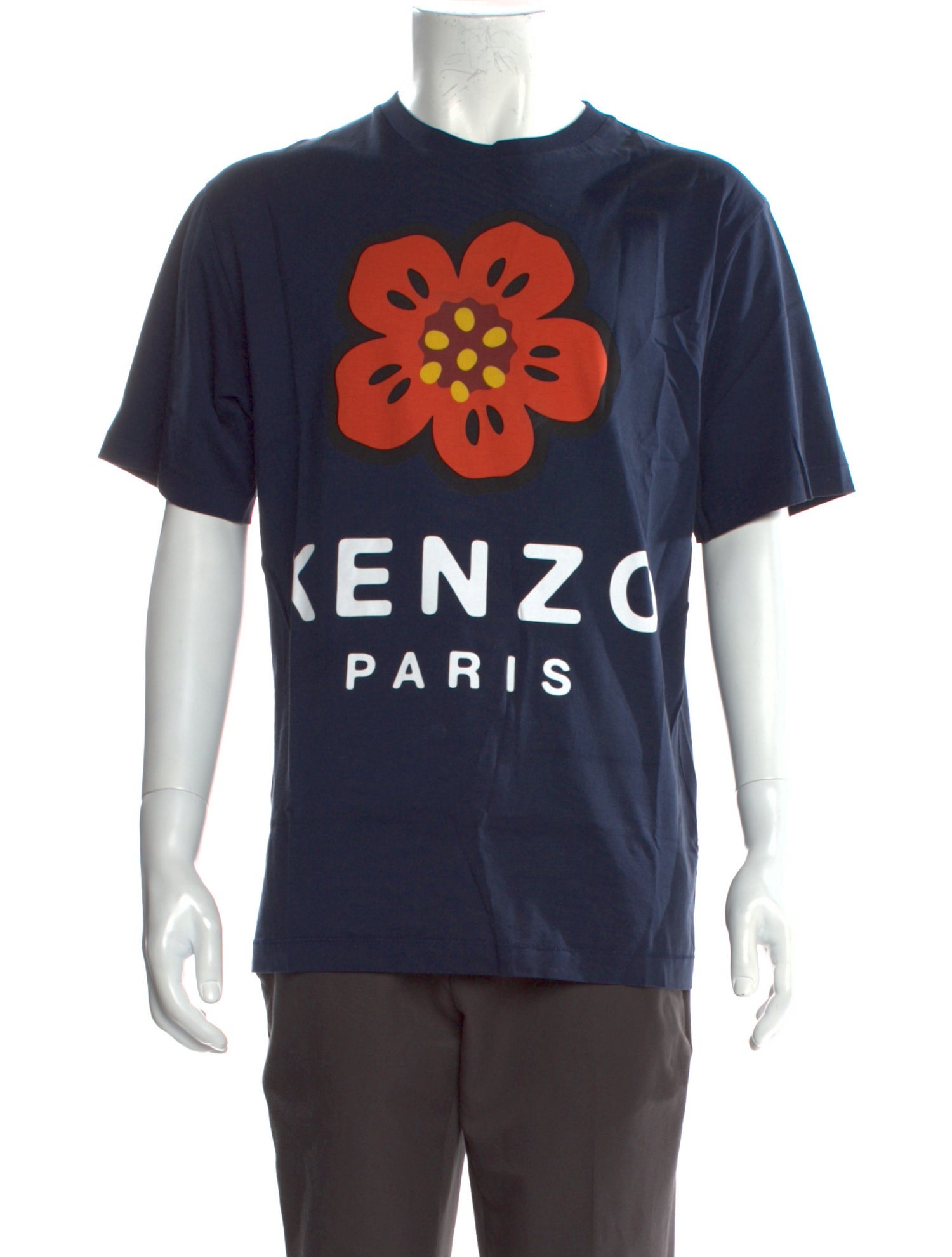Kenzo Graphic Print Crew Neck T-Shirt