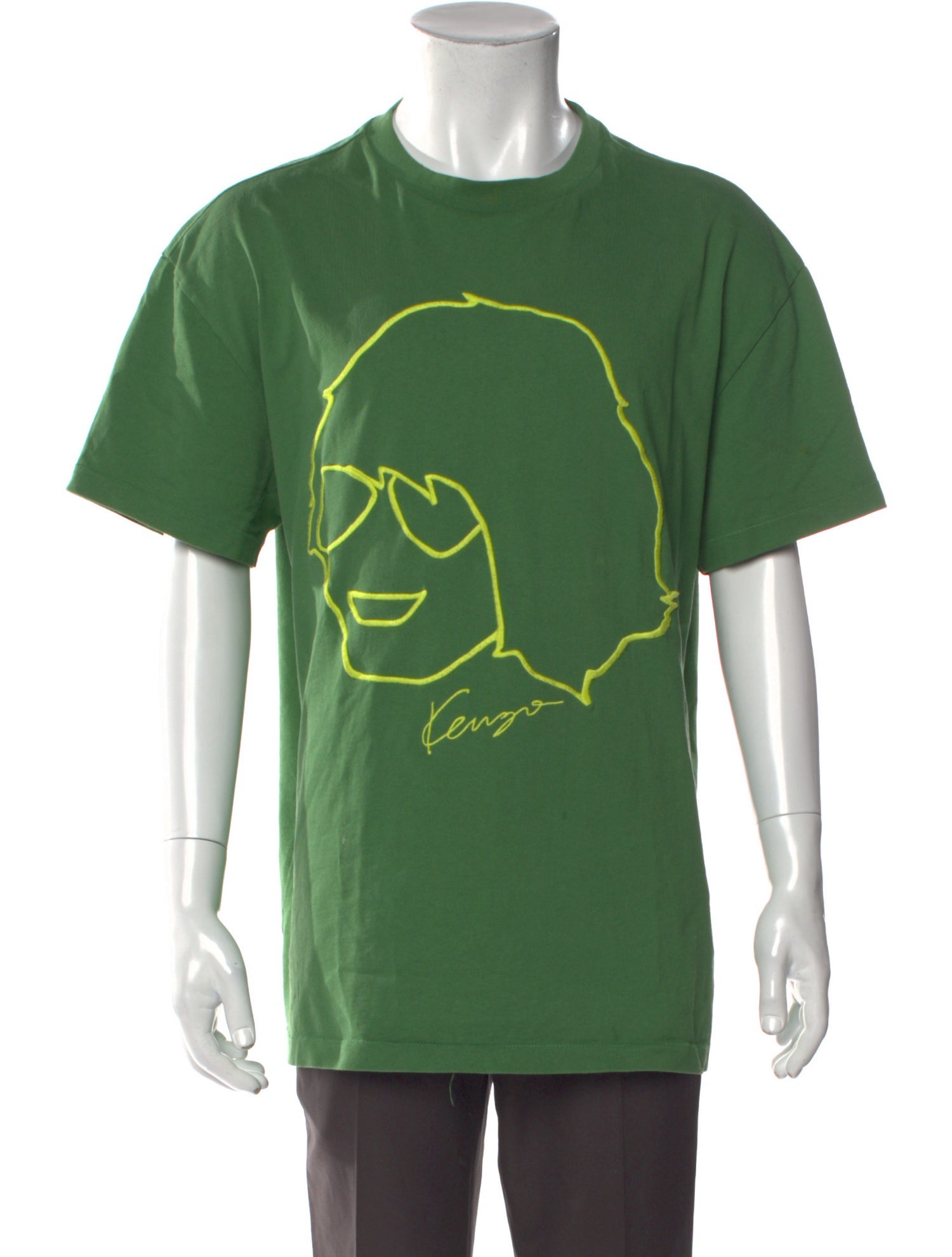 Kenzo Graphic Print Crew Neck T-Shirt