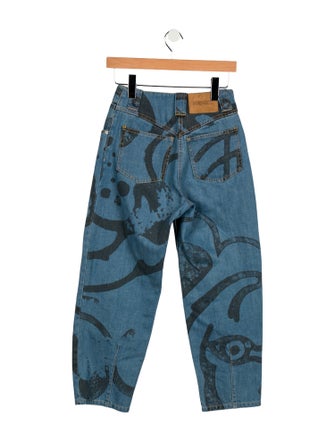 Kenzo Mid-Rise Straight Leg Jeans