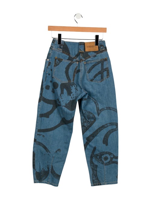 Kenzo Mid-Rise Straight Leg Jeans